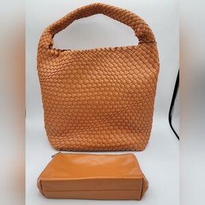 Hobo Bag & Clutch Braided NEW #2265